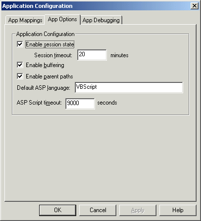 Changing parent path permission in IIS